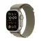 Apple Watch Ultra 2 49mm Оливковый текстильный ремешок	