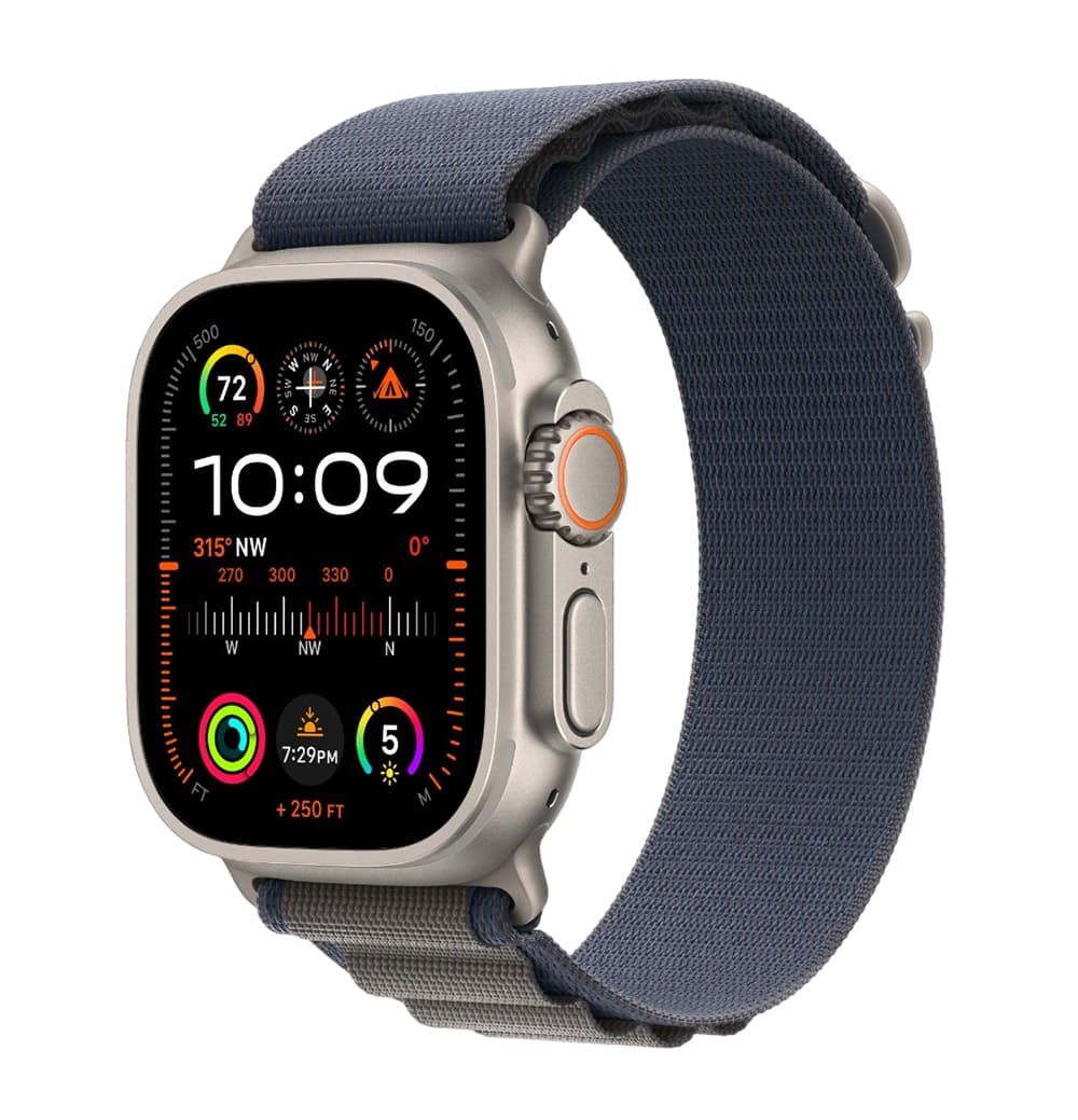 Apple Watch Ultra 2 49mm Синий текстильный ремешок купить в Минске Apple Watch Ultra 2 49mm Синий текстильный ремешок
