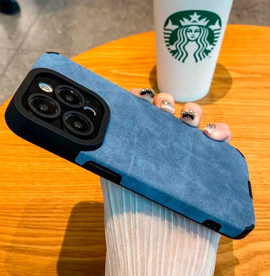 Чехол для iPhone 15 Pro Omega-S Синий