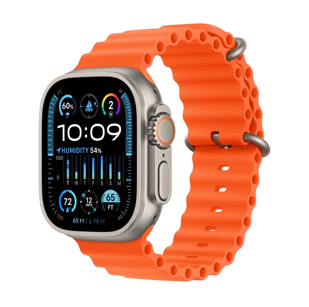Apple Watch Ultra 2 49mm Оранжевый ремешок из эластомера купить в Минске Apple Watch Ultra 2 49mm Оранжевый ремешок из эластомера