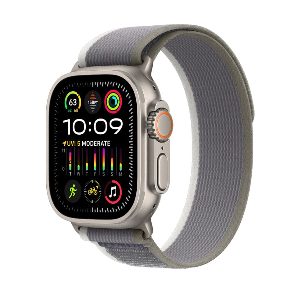Apple Watch Ultra 2 49mm Зеленый/Серый нейлоновый ремешок купить в Минске Apple Watch Ultra 2 49mm Зеленый/Серый нейлоновый ремешок