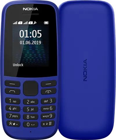 Nokia 105 (2019) Single SIM Синий