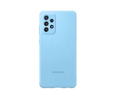 Бампер для Samsung A72 Голубой