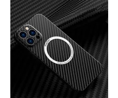 Чехол для iPhone 15 Pro Carbon MagSafe Черный