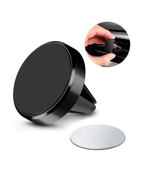 Mount holder magnetic car air vent