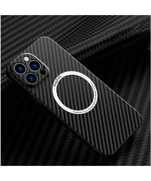 Чехол для iPhone 15 Pro Carbon MagSafe
