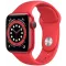 Apple Watch Series 6 44 мм Алюминий красный/красный спортивный