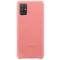 Бампер для Samsung A71 Розовый