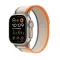 Apple Watch Ultra 2 49mm Оранжевый/Бежевый нейлоновый ремешок